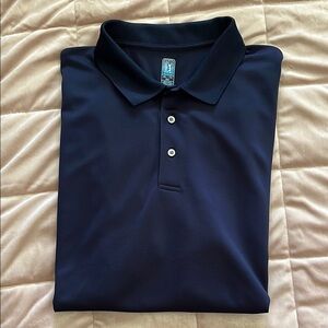 PGA Tour size XXL Men's Navy Polo Shirt
